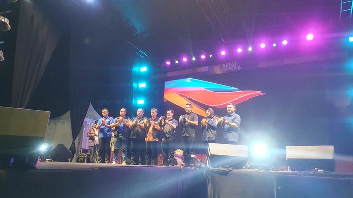 Pembukaan Kreativesia 2025 di halaman DPRD Sumsel.