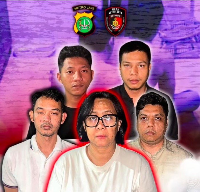 Polisi menangkap 9 orang tersangka penculikan, penyiksaan, dan pemerasan di Pondok Aren, Tangerang Selatan (Tangsel), Banten. (dok Resmob PMJ)