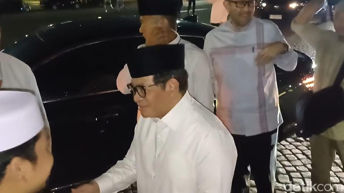Pramono Anung hadiri tabligh akbar di Monas. (Brigitta/detikcom)