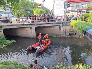 Semburan Air Berbau Gas di Rungkut Surabaya Sudah Berhenti