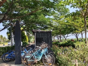 Sensasi Bersepeda dengan Vibes ala Korea di Bandung