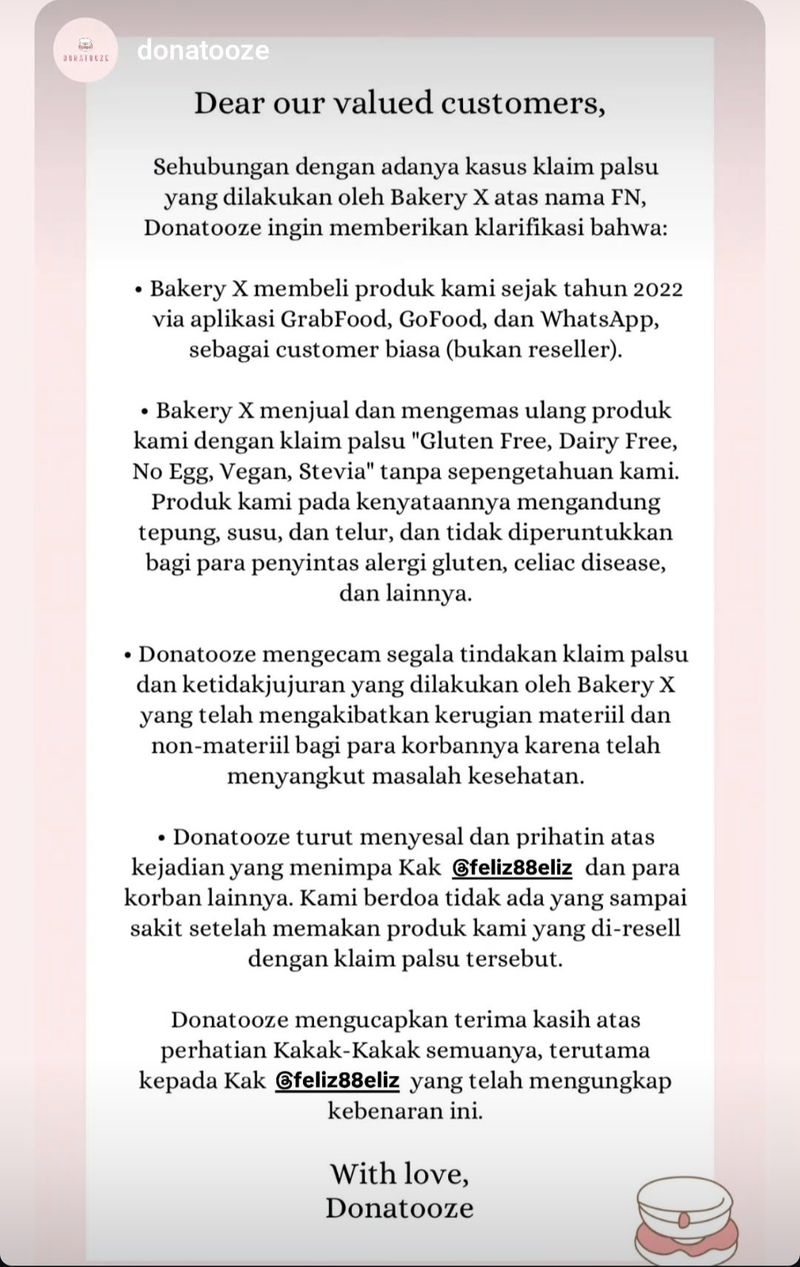 3 Korban Bakery Gluten Free Palsu yang Produknya Dijual Ulang Buka Suara