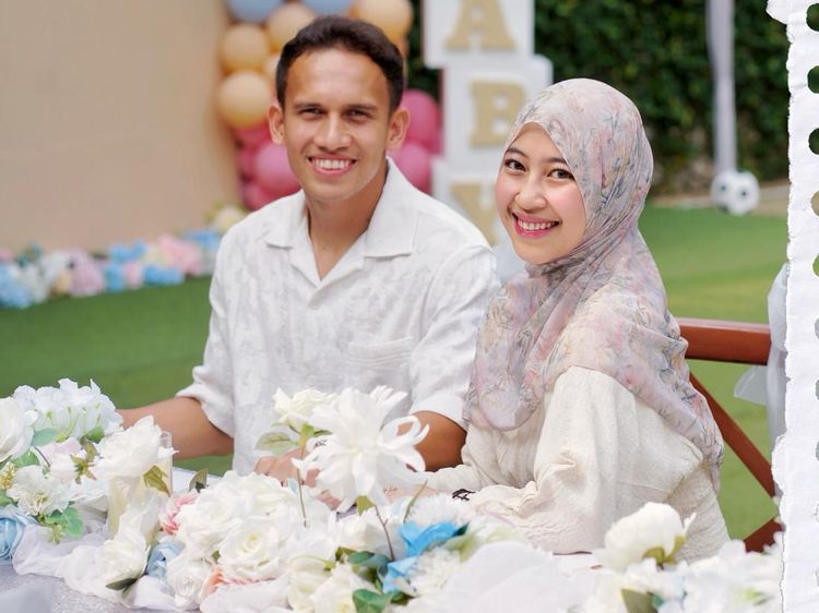 Momen Gender Reveal Party Egy Maulana Vikri dan Adiba Khanza