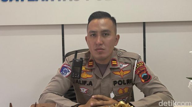 Kanit Gakkum Sat Lantas Polres Klaten Iptu Alif Akbar Lukman Hakim.