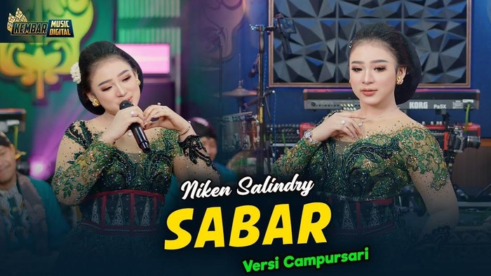 Lirik Lagu Sabar Versi Niken Salindry, Duh Sayang Ngapuntene Saestu
