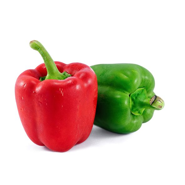 Paprika merah dan hijau