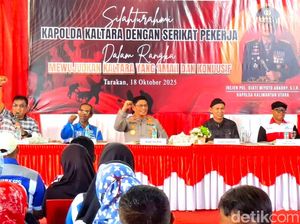 Kapolda Baru Kaltara Temui Buruh, Janji Aktifkan Desk Ketenagakerjaan
