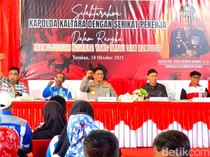 Kapolda Baru Kaltara Temui Buruh, Janji Aktifkan Desk Ketenagakerjaan