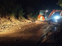 Tanah Longsor di OKU Selatan, Material Sempat Tutup Akses Jalan