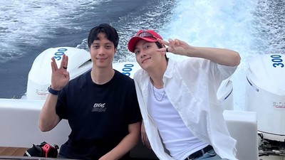 Visual Dikta dan Ji Chang Wook Akrab Arungi Laut Naik Yacht