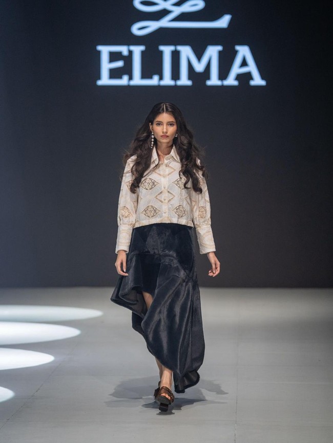 Foto: Koleksi Merenda Cinta dari Elima di Plaza Indonesia Fashion Week 2025