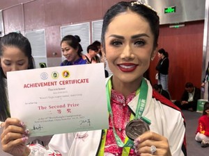 Kris Dayanti Raih Perak di World Kungfu Championship 2025