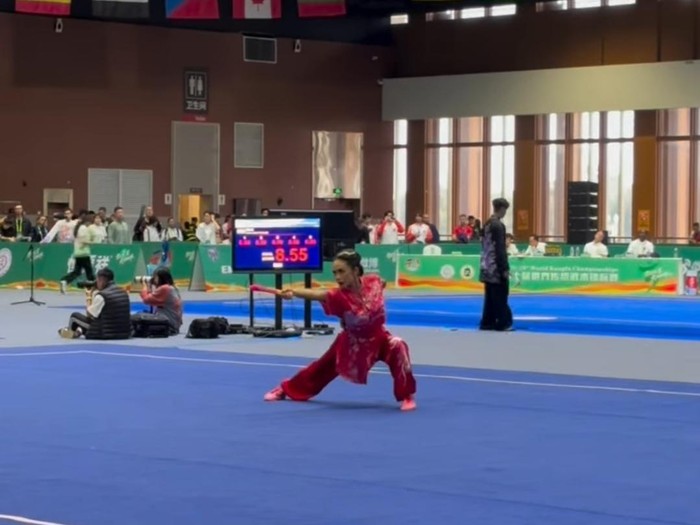 Kris Dayanti meraih medali silver di World Kungfu Championship 2025.