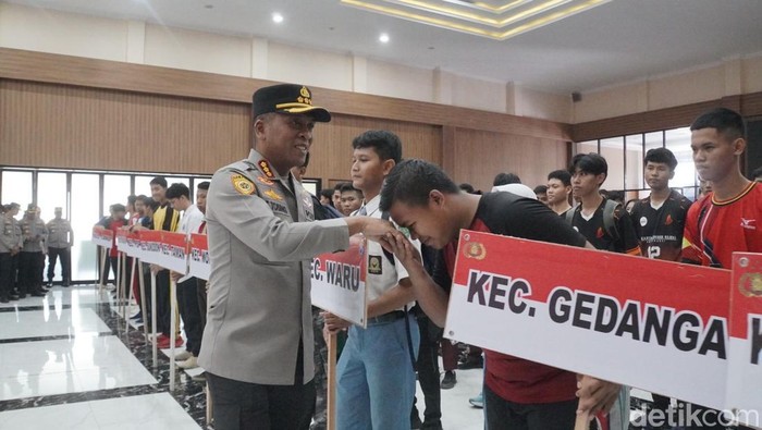 Semarak Lomba Kamtibmas di Polresta Sidoarjo, 60 Tim Ikut Bertanding