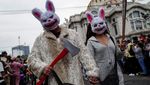Ribuan Warga Mexico City Meriahkan Zombie Walk Tahunan 2025