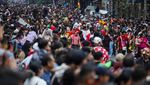Ribuan Warga Mexico City Meriahkan Zombie Walk Tahunan 2025