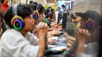 Acara ini menghadirkan beragam permainan digital dan teknologi kreatif, mulai dari game interaktif, kecerdasan buatan (AI), hingga inovasi ekonomi digital. ANTARA FOTO/Raisan Al Farisi