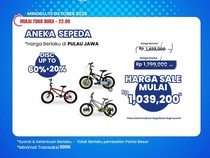 Cuma di Transmart Ful Day Sale, Beli Sepeda Dapat Diskon Segede Ini