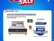 Transmart Full Day Sale! Beli Tempat Tidur Diskon Gede-gedean