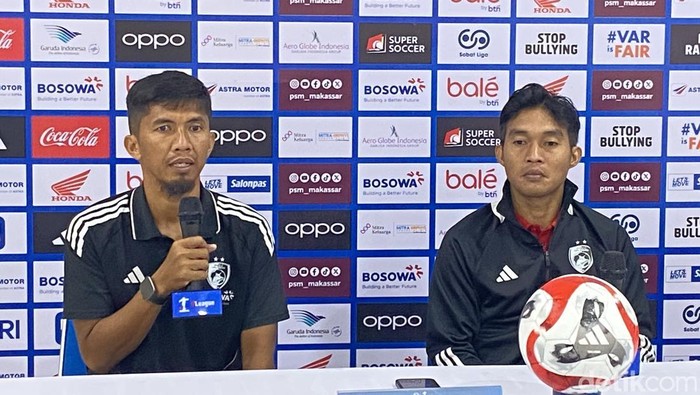 Caretaker Pelatih PSM Makassar, Ahmad Amiruddin.