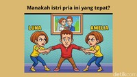 Menurutmu siapa istri sebenarnya pria ini? (Foto: Aida Adha Siregar/detikHealth)