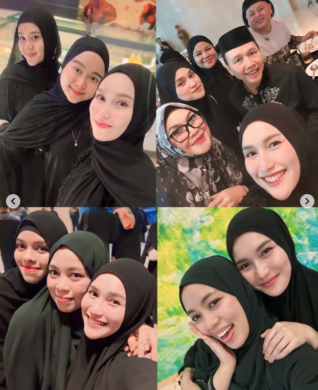 Penampilan Ayu yang terlihat kalem dan santun kala kenakan hijab banjir pujian dan langsung jadi sorotan. Masyaallah kak ayu pake hijab makin ayu, komentar salah seorang netizen. Masyaallah teh ayu pake hijab cantik banget, tambah netizen lain. Foto: Instagram/@ayutingting92