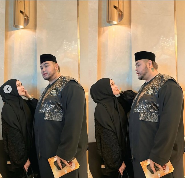 Kedekatan Ayu dan Ivan Gunawan juga tak kalah curi atensi. Banyak yang menyebut keduanya tampak serasi dan cocok. Foto: Instagram/@ayutingting92