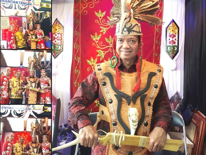 Baju adat Kalimantan Tengah.
