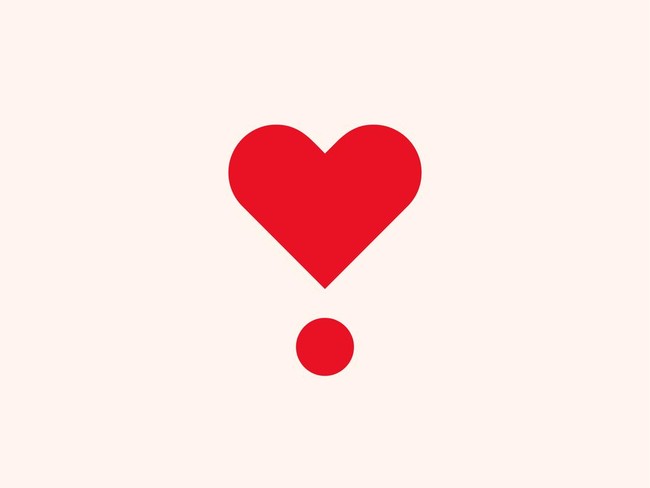 Berbagai Emoji Love atau Hati Warna Merah