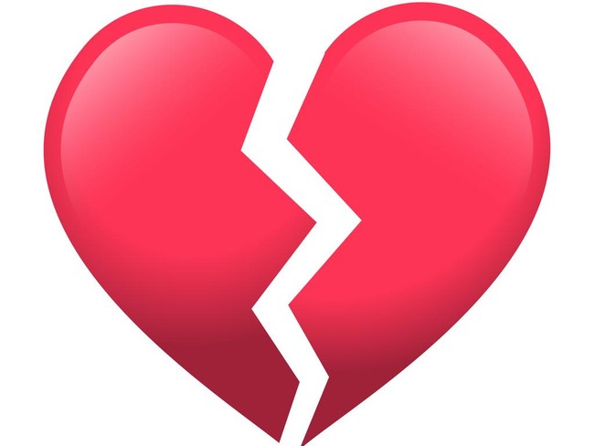 Berbagai Emoji Love atau Hati Warna Merah