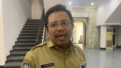 Bupati Lombok Barat, Lalu Ahmad Zaini (LAZ). (M. Zahiruddin/detikBali)