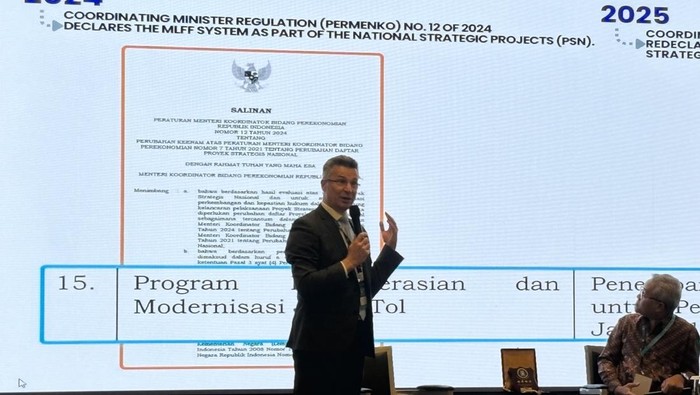 Direktur Utama PT Roatex Indonesia Toll System (RITS) Attila Keszeg