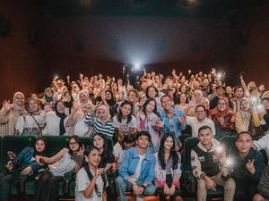 Keseruan Leya Princy dan El Putra Hadiri Nobar Film Rangga & Cinta