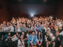 Keseruan Leya Princy dan El Putra Hadiri Nobar Film Rangga & Cinta