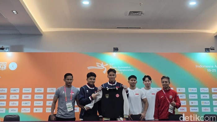Tim gimnastik putra Indonesia memetik pengalaman berharga dengan tampil di Kejuaraan Dunia Senam 2025.