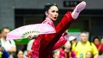 Bangga! KD-Kontingen Wushu Indonesia Kibarkan Merah Putih dan Unjuk Medali