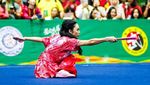 Bangga! KD-Kontingen Wushu Indonesia Kibarkan Merah Putih dan Unjuk Medali