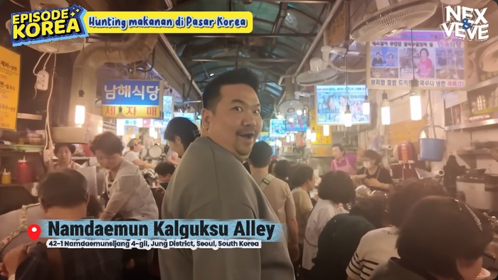 Nex Carlos dan Veve kulineran di Korea Selatan