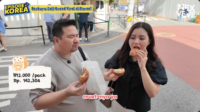 Nex Carlos dan Veve Nex Carlos dan Veve kulineran di Korea Selatan