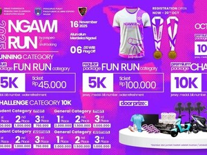 Fun Run Berhadiah! Serunya Lari Sehat dan Seru Hanya di Ngawi Run