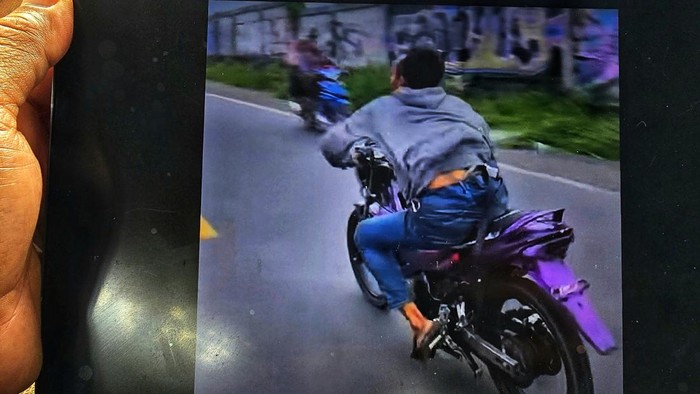 Pemotor ugal-ugalan di Sukabumi.