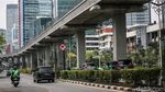 Penampakan Tiang Monorel Mangkrak, Siap Dibongkar Januari 2026