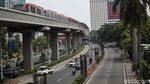 Penampakan Tiang Monorel Mangkrak, Siap Dibongkar Januari 2026