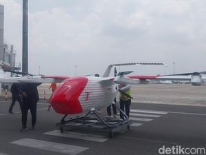 Pesawat Tanpa Awak DF-L100 Sukses Uji Coba di Bandara Kertajati