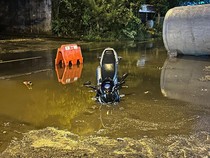Viral Motor Nyungsep di Proyek Gorong-gorong Kotagede Jogja