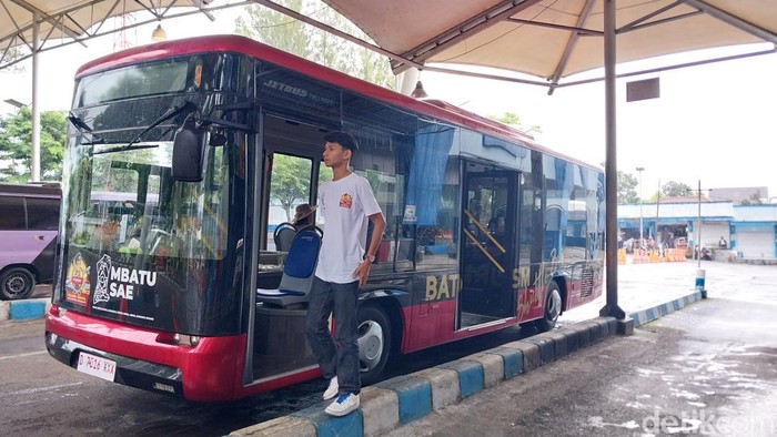 Shuttle bus yang sempat beroperasi pada saat libur Lebaran 2025