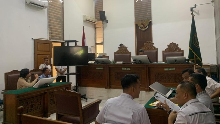 Sidang praperadilan Delpedro Marhaen (Mulia/detikcom)