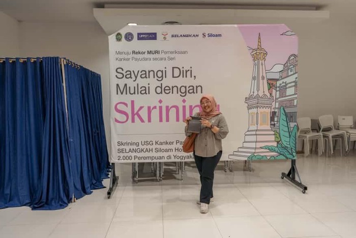 Skrining Gratis Kanker Payudara 3.304 Perempuan, Siloam Raih Rekor MURI