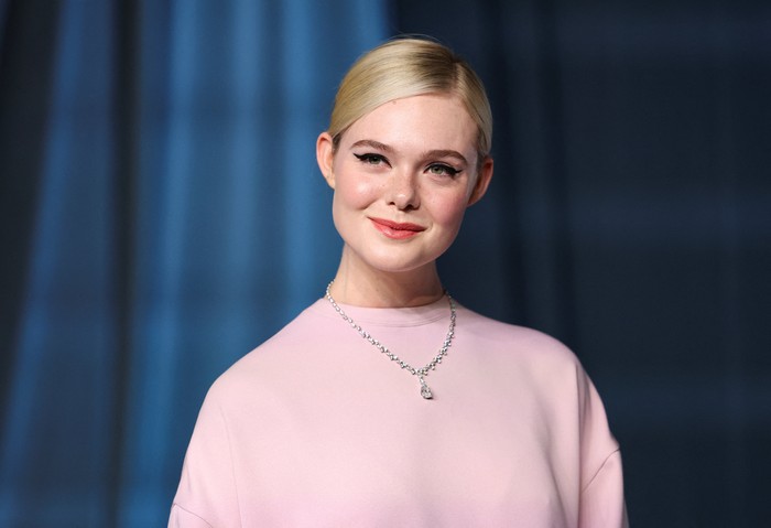 Elle Fanning attends the fifth annual Academy Museum Gala in Los Angeles, California, U.S., October 18, 2025. REUTERS/Mario Anzuoni