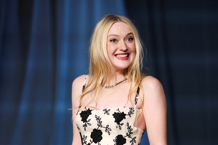 Dakota Fanning attends the fifth annual Academy Museum Gala in Los Angeles, California, U.S., October 18, 2025. REUTERS/Mario Anzuoni